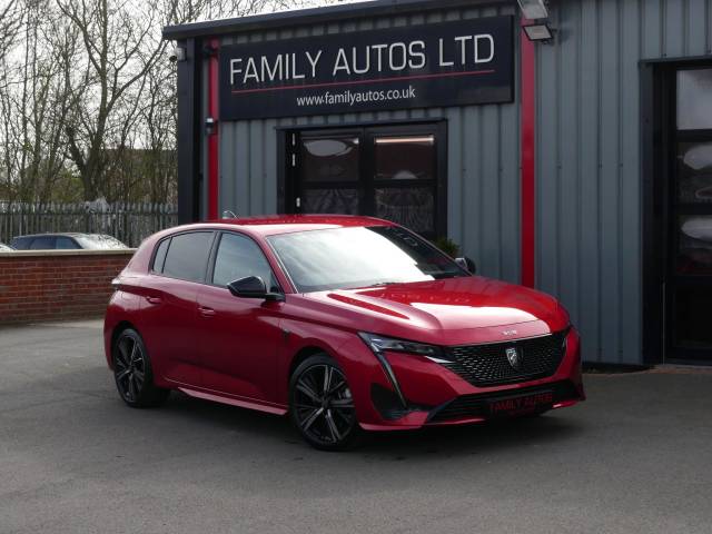 Peugeot 308 1.6 Plug-in Hybrid 225 GT Premium 5dr e-EAT8 Hatchback Petrol / Electric Hybrid RED