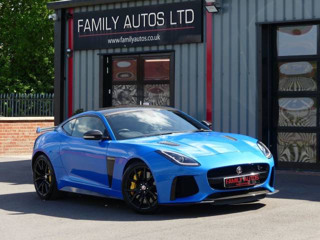 Jaguar F-Type 5.0 Supercharged V8 SVR 2dr Auto AWD Coupe Petrol YELLOW
