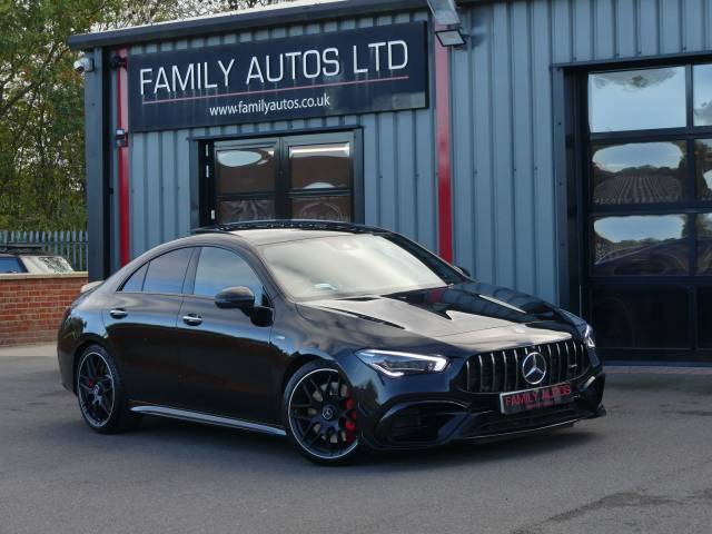 Mercedes-Benz CLA 2.0 CLA 45 S 4Matic+ Plus 4dr Tip Auto Coupe Petrol BLACK