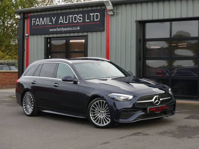 Mercedes-Benz C Class 1.5 C200 AMG Line Premium 5dr 9G-Tronic Estate Petrol BLUE