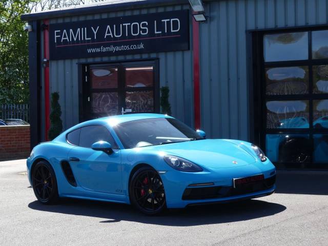 Porsche 718 Cayman 2.5 GTS 2dr PDK Coupe Petrol BLUE