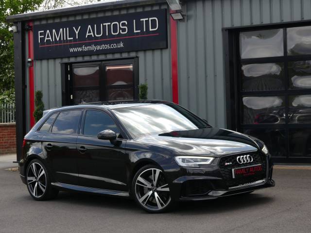 Audi RS3 2.5 RS 3 TFSI 400 Quattro Audi Sport Ed 5dr S Tronic Hatchback Petrol BLACK