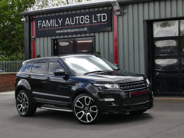 Land Rover Range Rover Evoque 2.2 SD4 Pure 5dr Auto [9] [Tech Pack] Estate Diesel BLACK