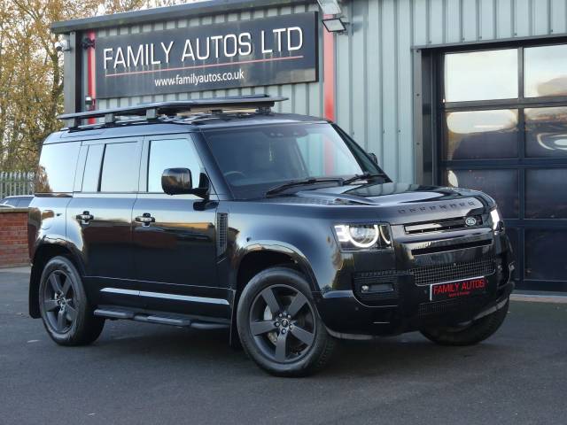 Land Rover Defender 110 3.0 D300 Hard Top X-Dynamic HSE Auto [3 Seat] Panel Van Diesel BLACK