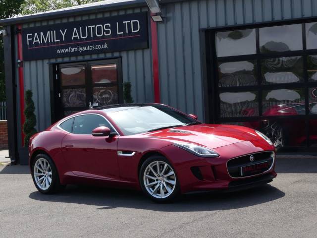 Jaguar F-Type 3.0 Supercharged V6 2dr Auto Coupe Petrol RED