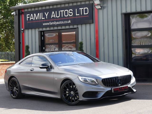 Mercedes-Benz S Class 4.7 S500 Night Edition 2dr Auto Coupe Petrol GREY